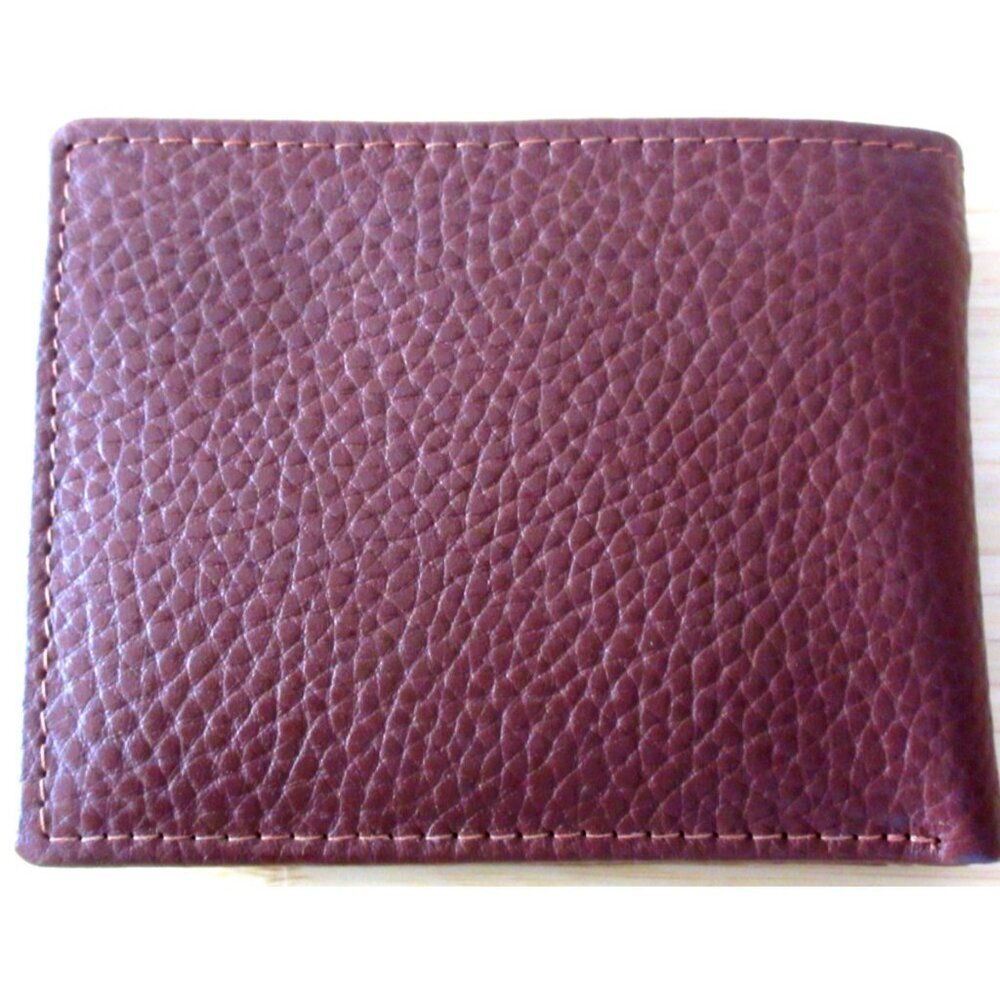 American Bison Men's Eagle Medallion Bifold Rodeo Brown Leather Wallet NEW - Picture 5 of 10